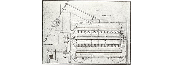 Handstickmaschine-Konstruktionszeichnung-A2