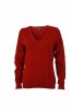 JN658 Ladies' V-Neck Pullover James & Nicholson